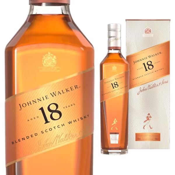 ジョニーウォーカー（JOHNNIE WALKER） 箱入 JW 18年 40度 700ml