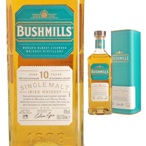 BUSHMILLS（ブッシュミルズ） 箱入 10年 40度 700ml アイリッシュ