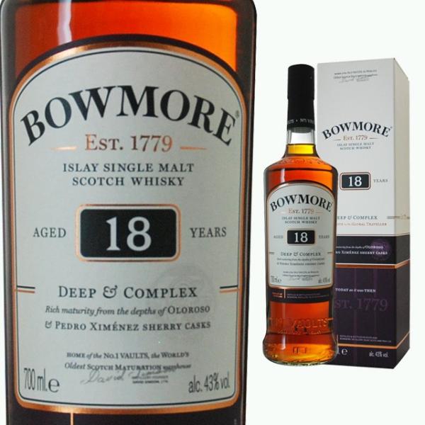 ボウモア 箱入 ボウモア18年 ディープ & コンプレックス 43度 700ml