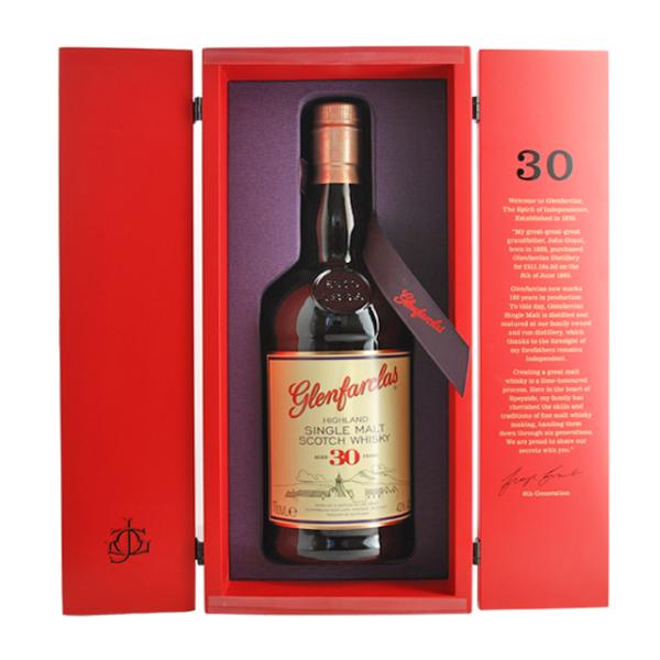 グレンファークラス ボックス入 レッドドア 30年 43度 700ml シングル