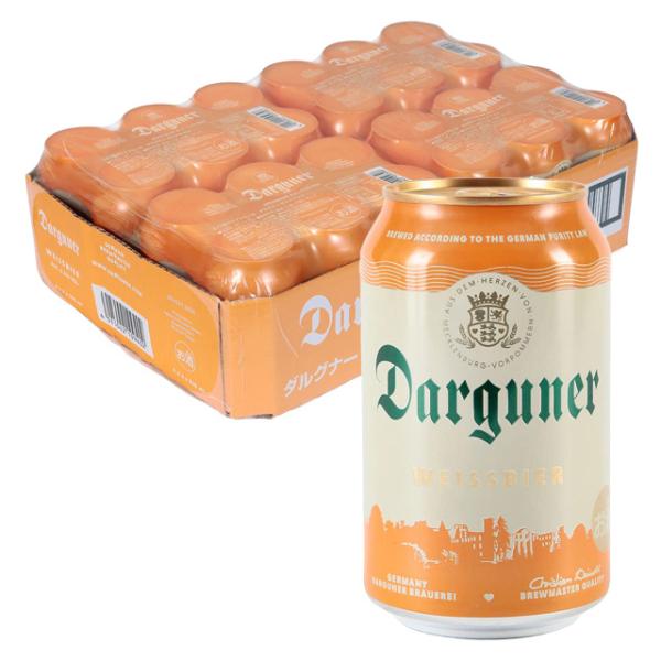 ケース ダルグナー ヴァイツェン 4.5度 330ml×24本 ビール 缶 輸入ビール ドイツ