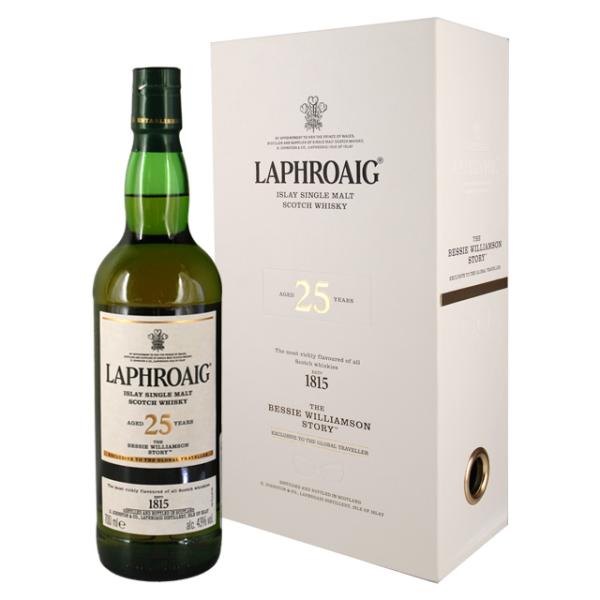 ラフロイグ ボックス入 25年 ベッシーウィリアムソン ストーリー 43度