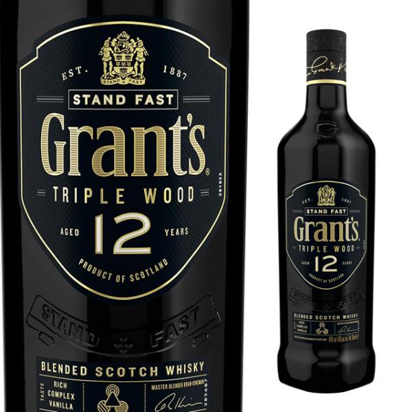 グランツ トリプルウッド 12年 40度 700ml 箱なし スコッチ ウイスキー