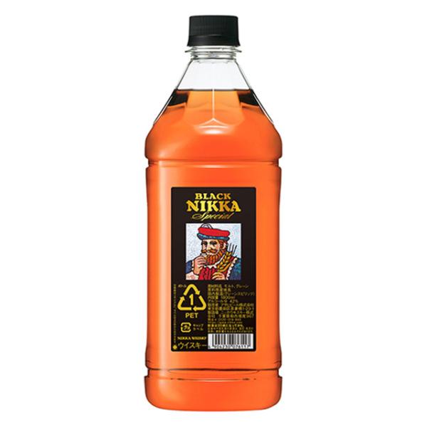 大容量 ブラックニッカ スペシャル 42度 1800ml 箱なし ニッカ ウイスキー 国産 ヒゲのブラック アサヒ ペットボトル