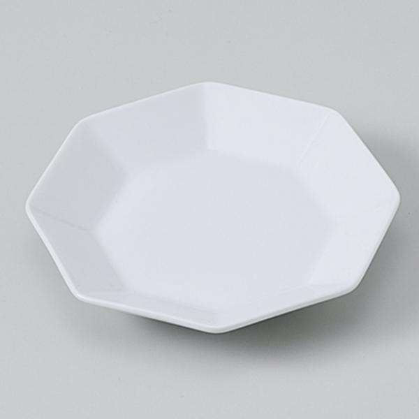 和食器 小さな白磁 八角11.5cm 小皿 プレート うつわ おうち