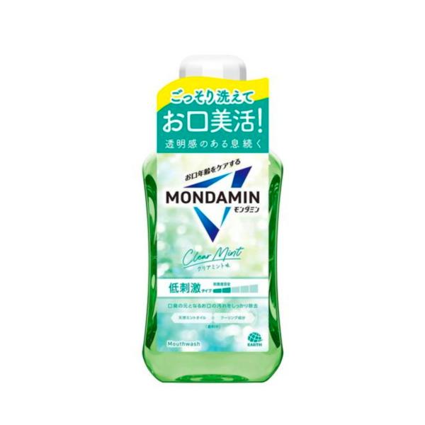 アース製薬 モンダミン マウスウォッシュ クリアミント(600ml)