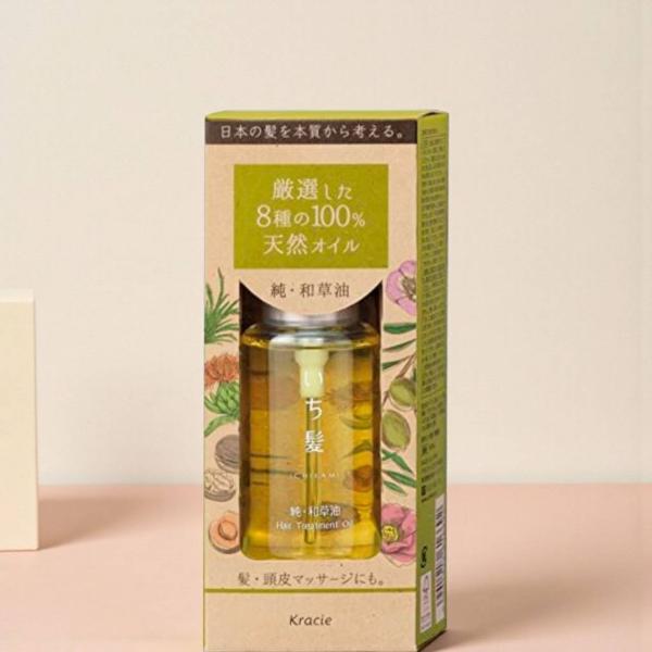 いち髪 純和草油 ヘアトリートメントオイル 100％天然由来 8種オイル 髪 頭皮ケア ツヤ パサつき くせ毛ケア Kracie