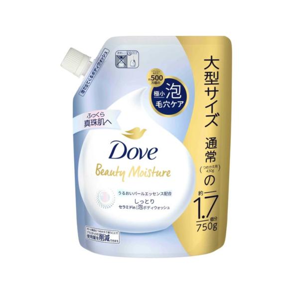 ダヴ Dove うるおいホイップ ボディウォッシュ ボディソープ しっとり 詰替 750g 泡タイプ 爆買