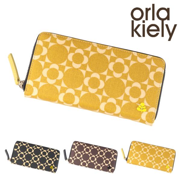 Orla Kiely（オーラカイリー） 長財布 ラウンドファスナー レトロ