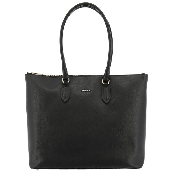 美品FURLA フルラ Ａ4ビジネス トートバック 肩がけ ブラック レザー richard_furla-boa2_1