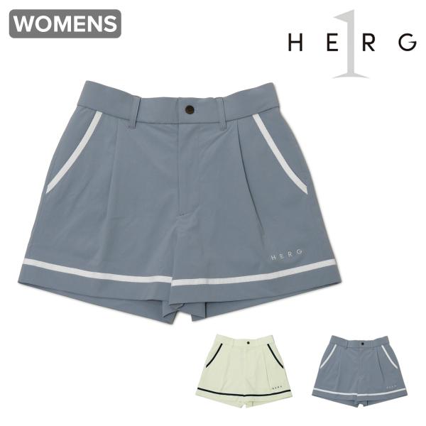 【レビュー投稿で+5％還元】エルグワン ゴルフ ショートパンツ ゴルフパンツ レディース GW23PE55 HERG1 スポーツ UVカット 吸水速乾 WOMENS NYLON LINE SHORT PANTS クリスマス_mp クリスマス_wp HERG1（エルグワン） ゴルフ ショートパンツ ゴルフパンツ レディース