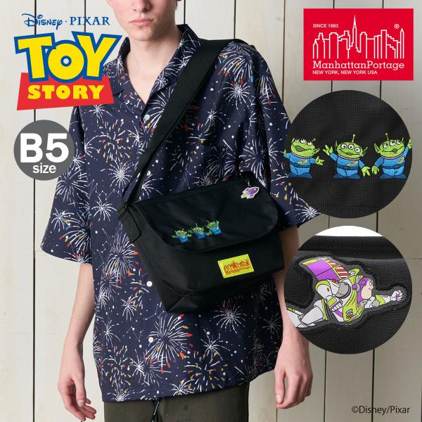 マンハッタンポーテージ トイストーリー ショルダーバッグ SM B5 メンズ レディース MP1605JRFZPMGNTTOY manhattanportage エイリアン バズ TOY STORY