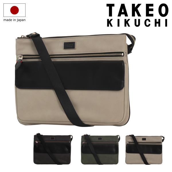 【レビュー投稿で+5％還元】タケオキクチ ショルダーバッグ ヨコ型 シーマ 740113 メンズ TAKEO KIKUCHI 斜め掛け タブレットケース 薄マチ クリスマス_mp TAKEO KIKUCHI（タケオキクチ） ショルダーバッグ ヨコ型 シーマ