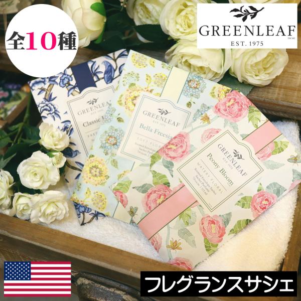 【GREEN LEAF（グリーンリーフ）フレッシュセンツ（ サシェ）ラージサイズ】アメリカ全土をはじめ、フランス、イタリアなど全世界90ヵ国で広く楽しまれているグリーンリーフ社のフレッシュセンツは手軽にどこでも楽しめる新しいスタイルのフレグ...