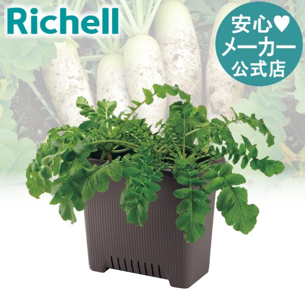 【配送区分K2】プランター 長方形 菜園上手 深50型 リッチェル  おしゃれ 植木 鉢 菜園 大型 ガーデン 屋外 家庭 野菜