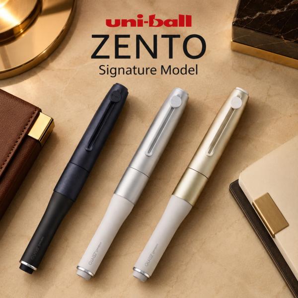 ユニボール ゼント シグニチャーモデル 三菱鉛筆 uniball ZENTO 0.7 シャンパンゴールド 水性 ボールペン 筆記具 文房具 爆買