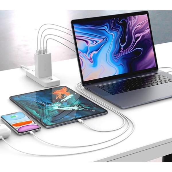超小型ACアダプタ 100W HyperJuice GaN 100W Dual USB-C/USB-A