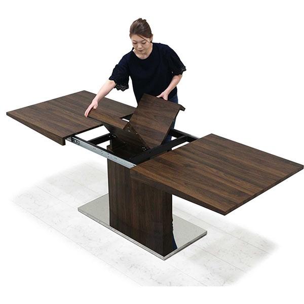 ダイニングテーブル 伸長式 伸縮 4人 6人 北欧 おしゃれ 高級感 ウォールナット Buyee 日本代购平台 产品购物网站大全 Buyee一站式代购 Bot Online