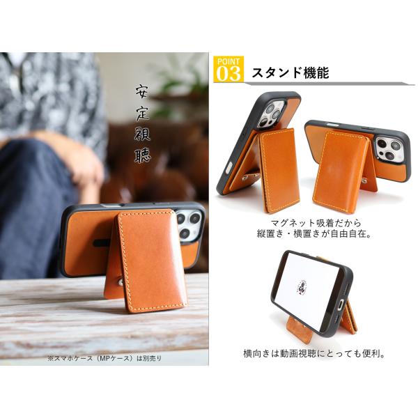 Mag�J�[�h�@14�F MagSafe �J�[�h�P�[�X �X�^���h �}�O�Z�[�t�Ή� �A�N�Z�T���[�J�[�h�E�H���b�g �w�ʃJ�[�h�P�[�X �{�v �Ȗ؃��U�[ ������ r332 ���i�摜3