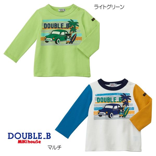 セール30%OFF】【メール便OK】【DOUBLE B ダブルビー】長袖Tシャツ