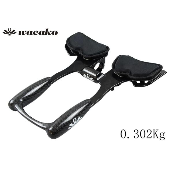 wacakoハンドル ロードバイクDHバー 自転車ハンドル カーボンハンドル ハンドルバー tt003