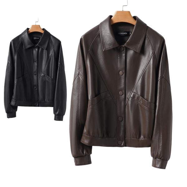 ライダースジャケット レディース 本革ジャケット レザージャケット シングル 本革 ラムレザー 革ジャン レザー アウター プレゼント 誕生日 ギフト w2508