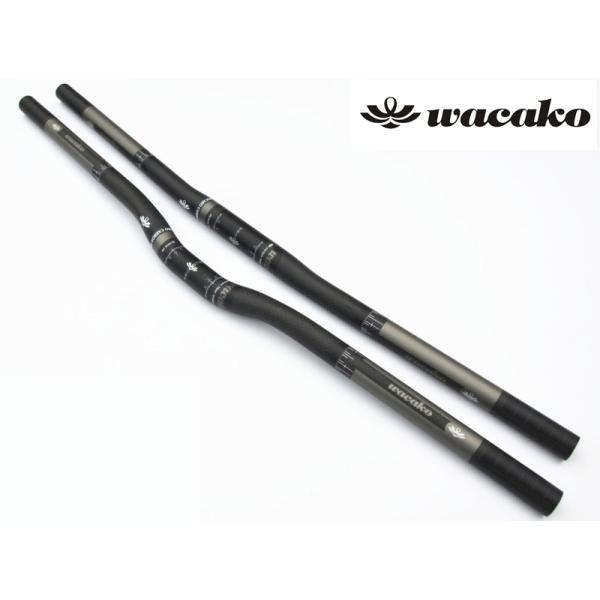 wacakoハンドル フルカーボンハンドル ストレートバー/ライザーバー フラットバー 折りたたみ自転車ハンドルバー 径25.4 wk003