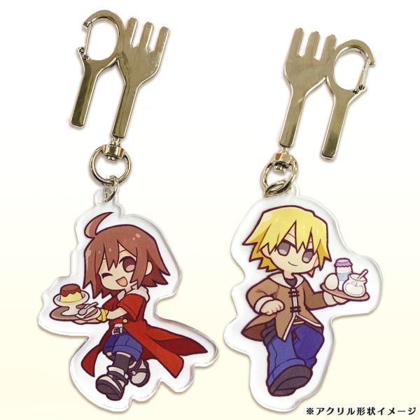 デフォルメイラストミニアクリルキーホルダー　不思議の国の冒険酒場　シーラ / フレット セット