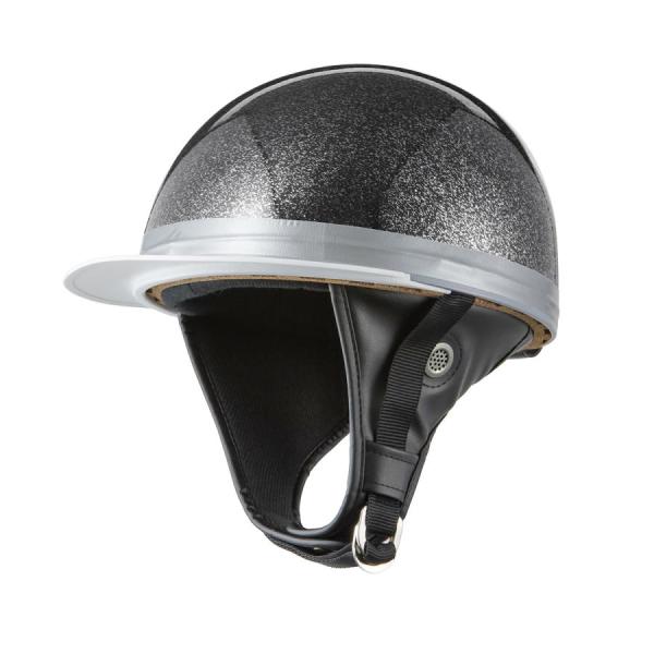 三つボタンコルク半ヘルメット カスタムペイント 青島ヘルデザイン ridersdiscount_701002