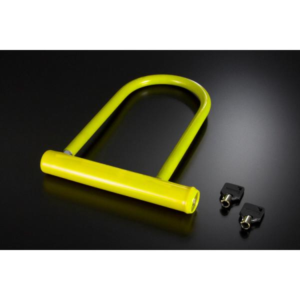 Ｕ字ロック イエロー SUPER LOCK  Ver.SUPER SUN 新品 防犯 バイクパーツセンター