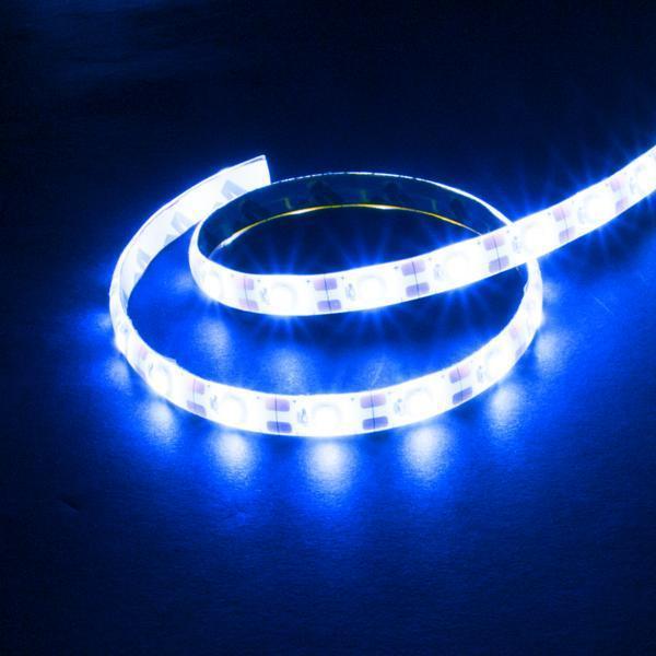 ■製品仕様発光色：ブルー12Ｖ汎用LEDテープ長さ：60cmテープライト部にカットマークがついており、お好みの長さにカット可能です。配線部分は防水ではありませんのでご注意ください。