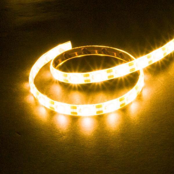 ■製品仕様発光色：イエロー12Ｖ汎用LEDテープ長さ：60cmテープライト部にカットマークがついており、お好みの長さにカット可能です。配線部分は防水ではありませんのでご注意ください。