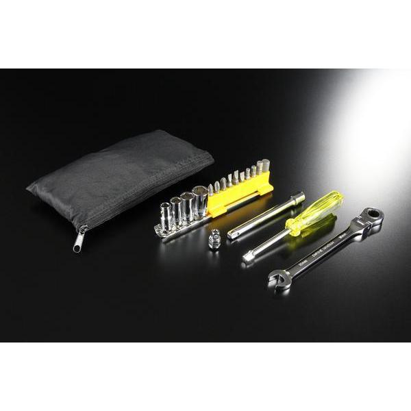 新品 Moto Tools コンパクト バイク 車載工具 セット ラチェット 非常