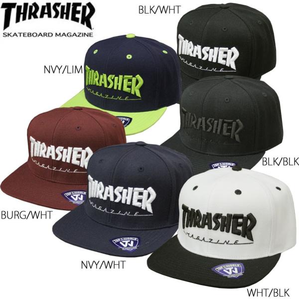 THRASHER（スラッシャー） キャップ THRASHERMAG CAP 帽子 ホワイト 白