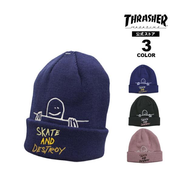 THRASHER（スラッシャー） ビーニー ニット帽 THRASHER GONZ SAD YOUTH