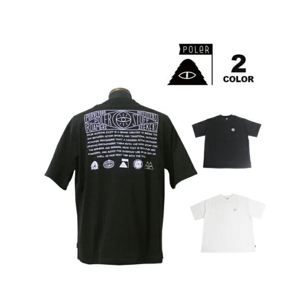 SALE ポーラー Tシャツ POLER HISTORY RELAX FIT S/S T-SHIRTS 半袖 TEE リラックス フィット メンズ レディース ユニセックス 全2色 S-L