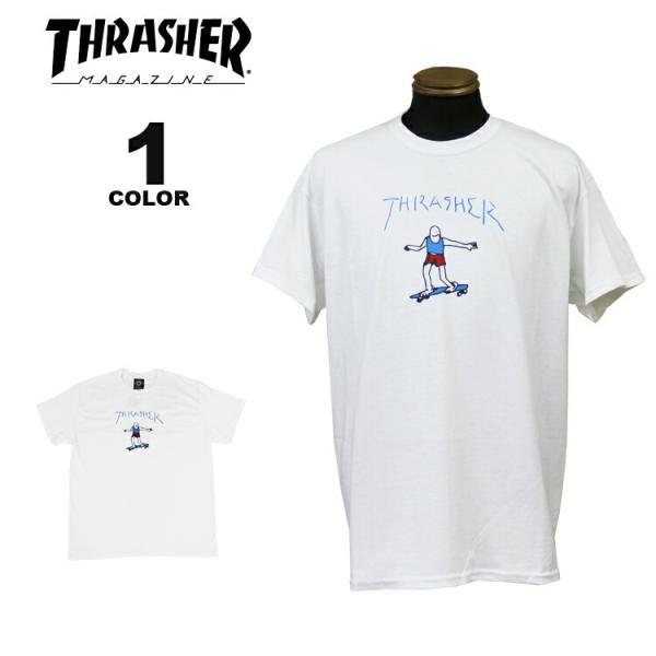 THRASHER（スラッシャー） SALE (公式） Tシャツ THRASHER GONZ LOGO S