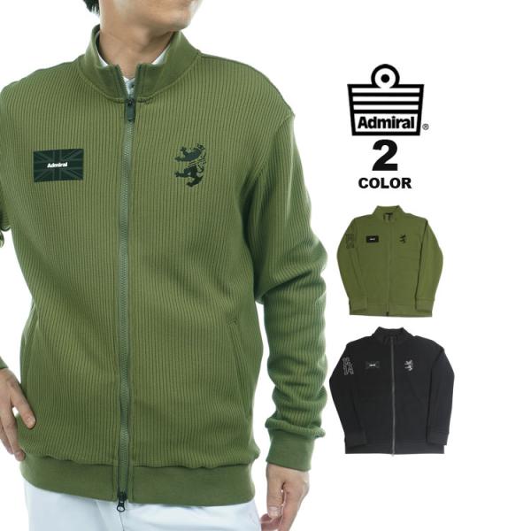 SALE アドミラル ゴルフ トラックジャケット Admiral GOLF Rampant Knit Track Jacket 長袖 ニット調 全2色 M-LL メンズ