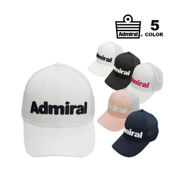 SALE アドミラル ゴルフ キャップ Admiral GOLF LOGO PERFORMANCE PRO MESH CAP 帽子 ロゴ刺繍 パフォーマンス プロ メッシュキャップ メンズ レディース
