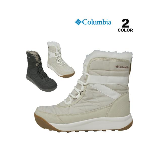 Columbia 防水ウィンターブーツアイボリー Columbia（コロンビア） ウィメンズ ウィンターブーツ Columbia Minx