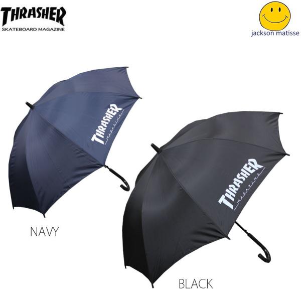 THRASHER（スラッシャー） 傘 かさ アンブレラ ネイビー ブラック 黒