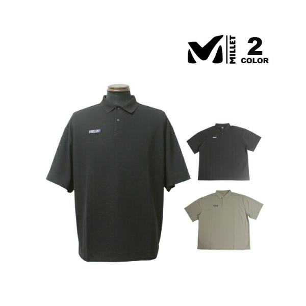 SALE ミレー ポロシャツ MILLET MOULIN POLO SS ムーランポロ 半袖 全2色 メンズ ユーロサイズ S-XL 抗菌消臭 吸汗 速乾 リラックスフィット