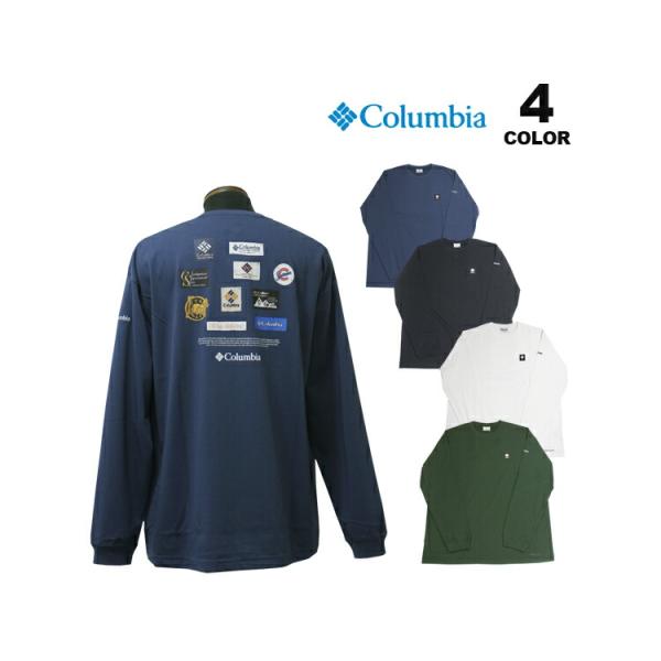 SALE コロンビア 長袖 Tシャツ Columbia Stuck Brook Graphic L/S TEE T-Shirt スタックブルック ロンティー 全4色 S-XL メンズ 長袖 オムニシェード UPF50