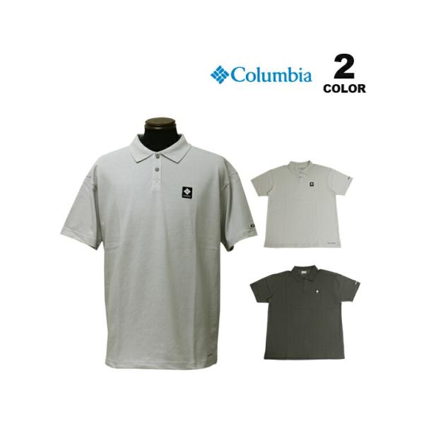 SALE コロンビア ポロシャツ Columbia Bee Bowl S/S Polo ビーボウル 半袖ポロ リラックスフィット 全2色 S-XL メンズ オムニウィック 吸湿 速乾