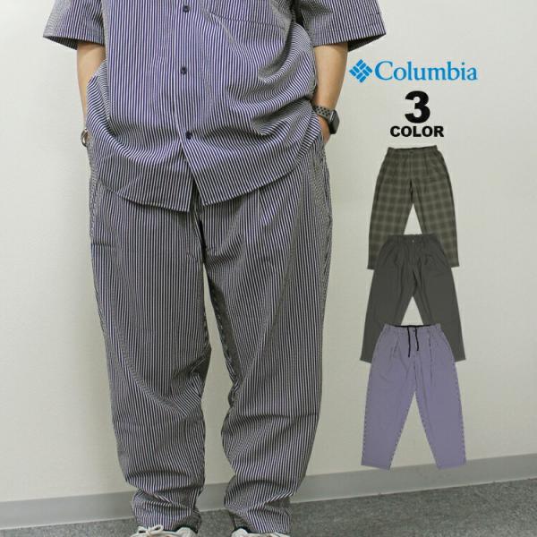 コロンビア 美品 オウルリッジ パンツ L グリーン PM0526 シアサッカー Columbia - コロンビア 美品 オウルリッジ パンツ L グリーン PM0526