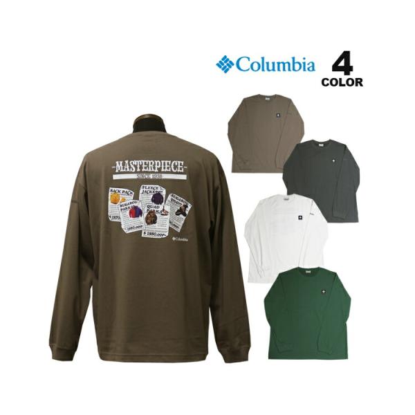SALE コロンビア 長袖Tシャツ Columbia Fortmorning Graphic L/S TEE T-Shirt ロンTEE フォートモーニング ティー 全4色 S-XL メンズ 長袖 オムニシェード UPF50