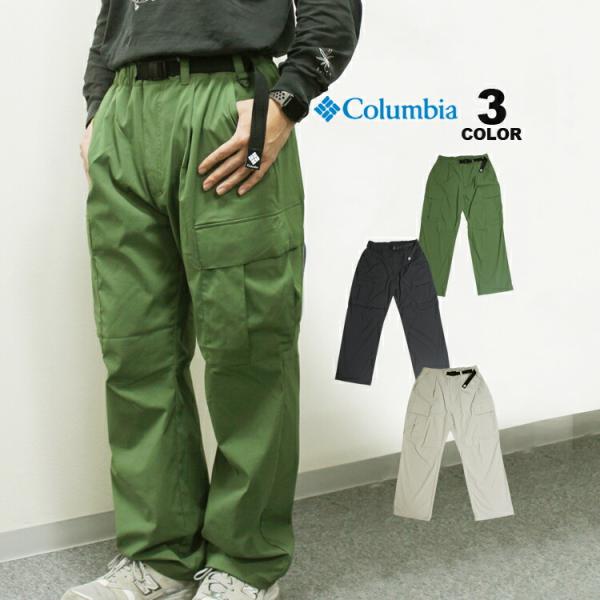 Columbia / Hunter Falls Pant/ボトム/M/ナイロン/GRN/無地/PM9467 rifflepage_pm9467