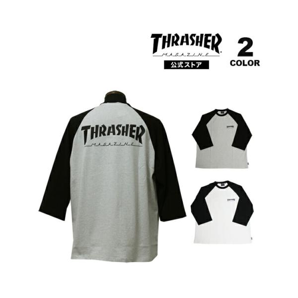 THRASHER（スラッシャー） SALE Tシャツ THRASHER HOMETOWN RAGLAN 3/4