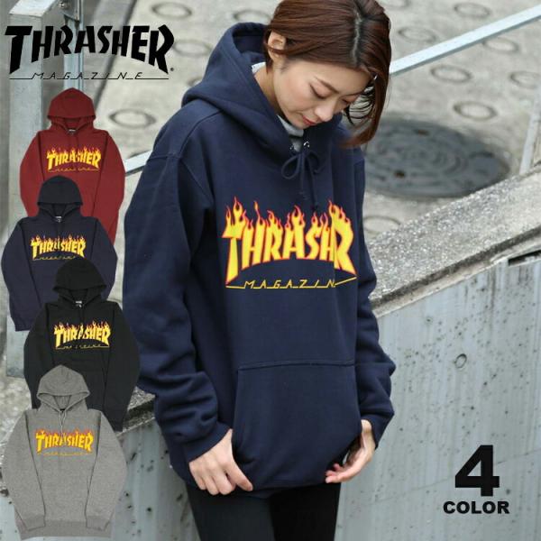 THRASHER パーカー L-