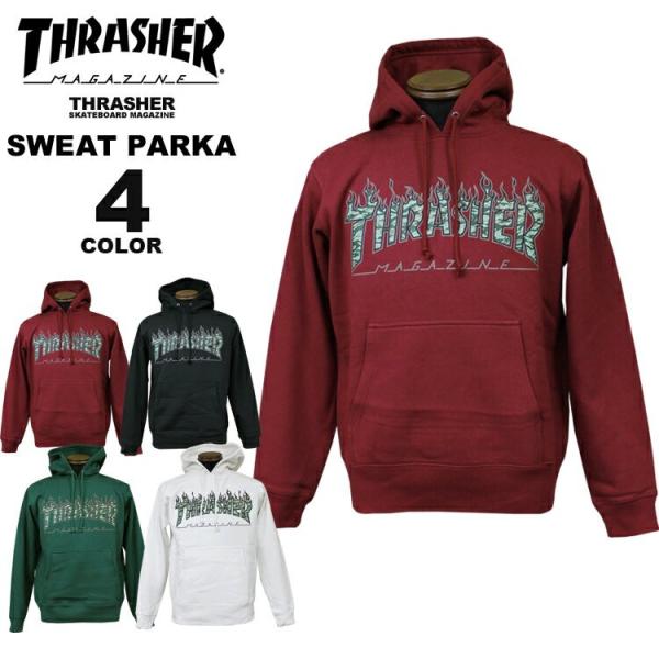 スラッシャー THRASHER スウェット　スタジャン　タイガーモカ　L スラッシャー THRASHER スウェットスタジャンタイガーモカL
